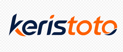 Logo keristoto berwarna biru hijau